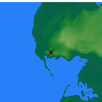 Nearby Forecast Locations - Türkmenbaşy - Map