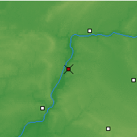 Nearby Forecast Locations - Lacon - Map