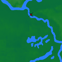 Nearby Forecast Locations - Khanty-Mansiysk - Map