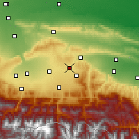 Nearby Forecast Locations - Nazran - Map