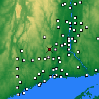 Nearby Forecast Locations - Wolcott - Map