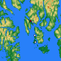 Nearby Forecast Locations - Ketchikan - Map