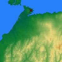 Nearby Forecast Locations - St. Michael - Map