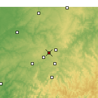 Nearby Forecast Locations - Bentonville - Map