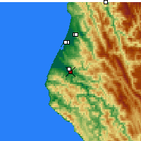 Nearby Forecast Locations - Fortuna - Map