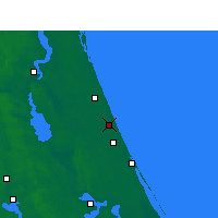Nearby Forecast Locations - Ormond Beach - Map