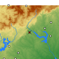 Nearby Forecast Locations - Toccoa - Map