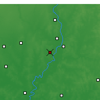 Nearby Forecast Locations - Mount Carmel - Map