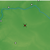 Nearby Forecast Locations - Pontiac - Map