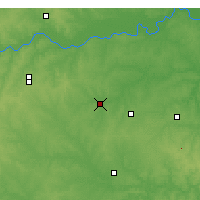 Nearby Forecast Locations - Warrensburg - Map