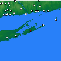 Nearby Forecast Locations - East Hampton - Map