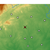 Nearby Forecast Locations - Lincolnton - Map