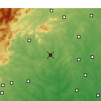 Nearby Forecast Locations - Shelby - Map