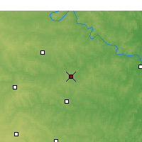 Nearby Forecast Locations - Cushing - Map