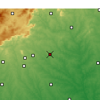 Nearby Forecast Locations - Spartanburg - Map