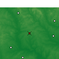 Nearby Forecast Locations - Crockett - Map