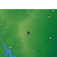 Nearby Forecast Locations - Hebbronville - Map