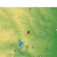 Nearby Forecast Locations - Lampasas - Map