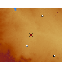 Nearby Forecast Locations - Pecos - Map