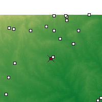 Nearby Forecast Locations - Pleasanton - Map