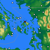 Nearby Forecast Locations - Eastsound - Map