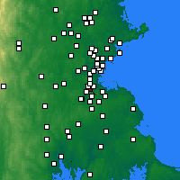 Nearby Forecast Locations - Hyde Park - Map