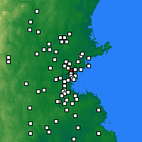 Nearby Forecast Locations - Melrose - Map