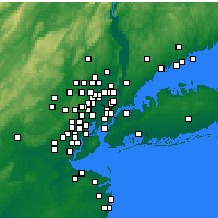 Nearby Forecast Locations - West New York - Map