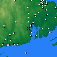 Nearby Forecast Locations - West Warwick - Map