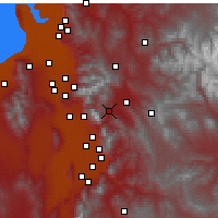 Nearby Forecast Locations - American Fork - Map