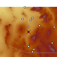 Nearby Forecast Locations - Green Valley - Map