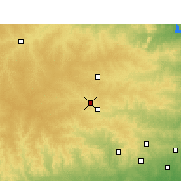 Nearby Forecast Locations - Kerrville - Map