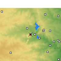 Nearby Forecast Locations - Llano - Map