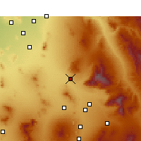 Nearby Forecast Locations - Marana - Map