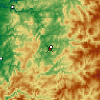 Nearby Forecast Locations - Roseburg - Map