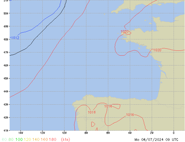 Mo 08.07.2024 09 UTC