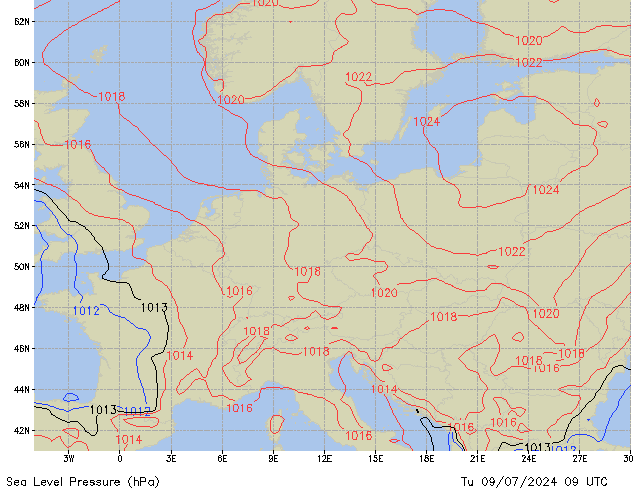 Tu 09.07.2024 09 UTC