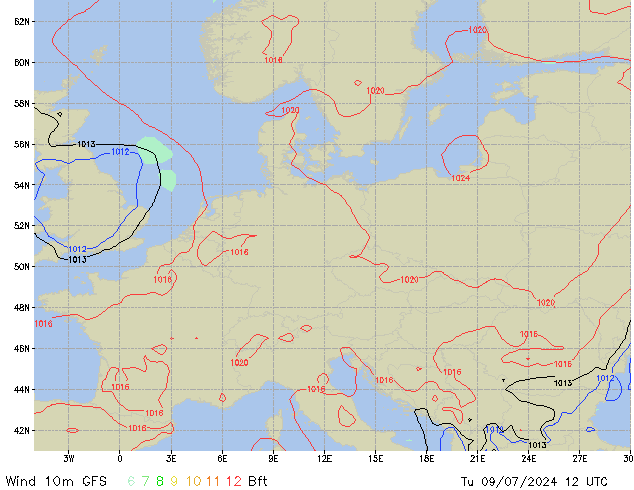 Tu 09.07.2024 12 UTC