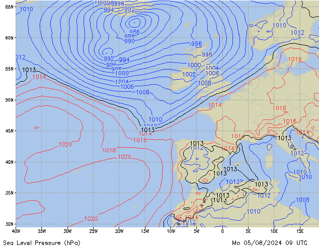 Mo 05.08.2024 09 UTC