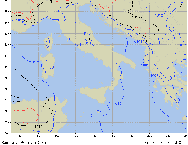 Mo 05.08.2024 09 UTC