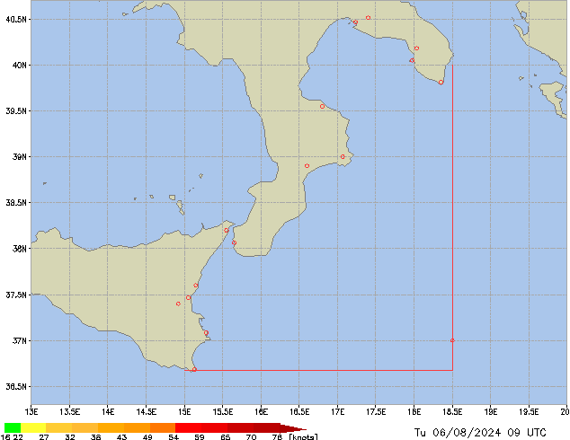 Tu 06.08.2024 09 UTC