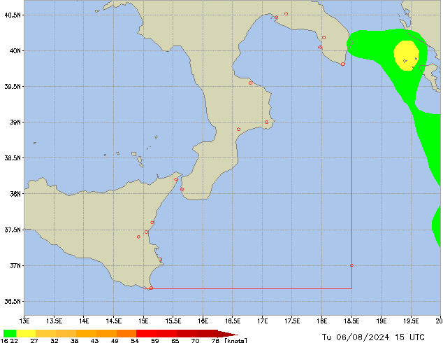 Tu 06.08.2024 15 UTC