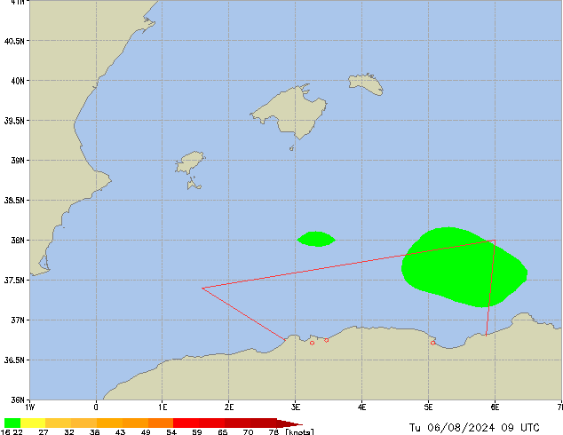 Tu 06.08.2024 09 UTC