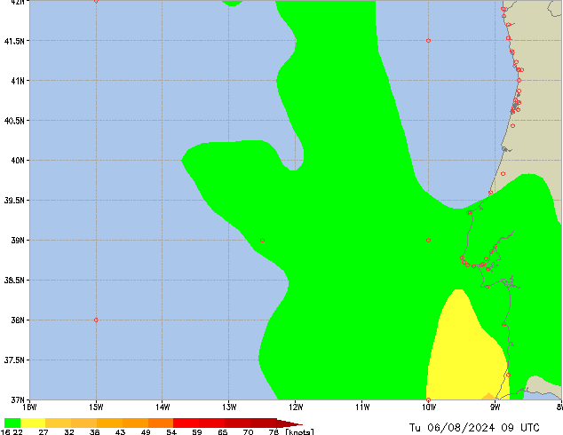 Tu 06.08.2024 09 UTC