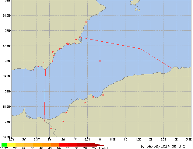 Tu 06.08.2024 09 UTC