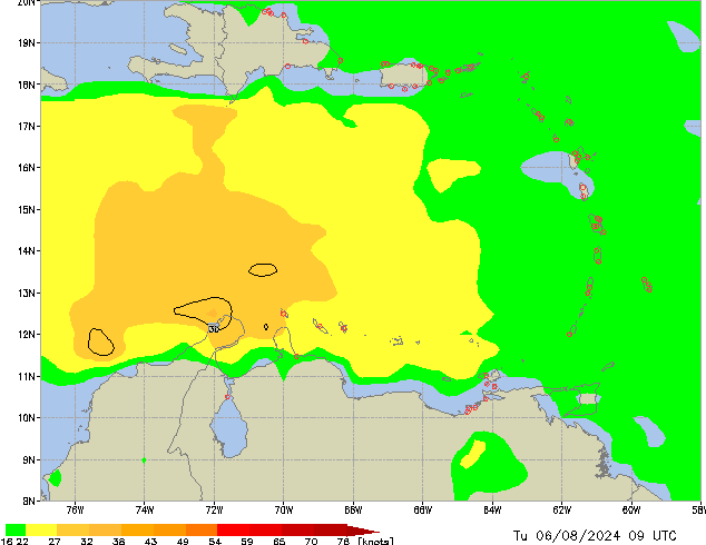 Tu 06.08.2024 09 UTC