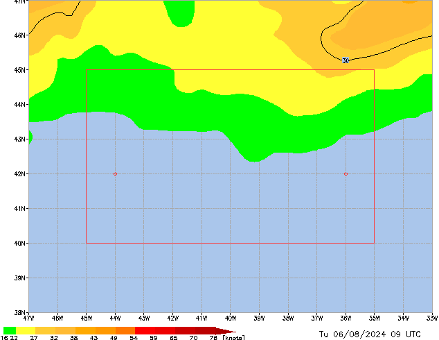 Tu 06.08.2024 09 UTC