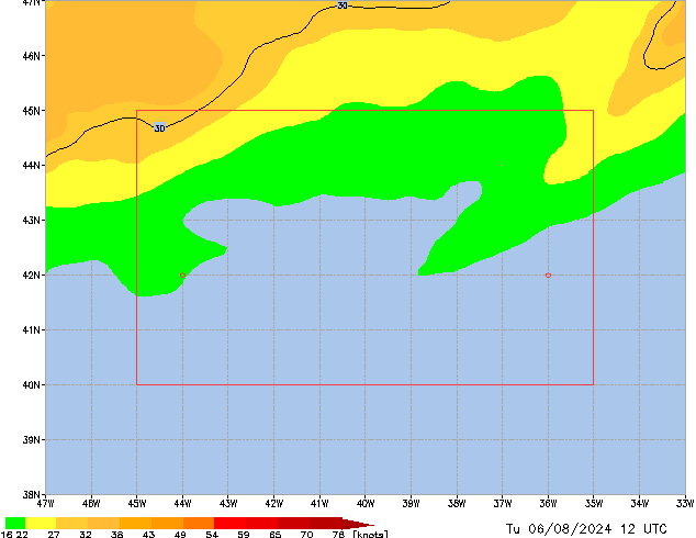 Tu 06.08.2024 12 UTC