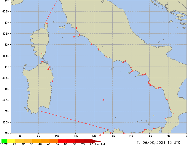 Tu 06.08.2024 15 UTC