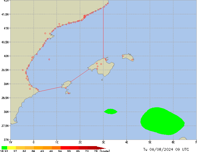 Tu 06.08.2024 09 UTC